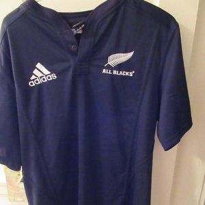 Large New Zealand All Blacks 2009 Rugby Jersey Shirt Adidas Trikot Men's